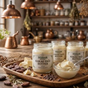 Kakao Yağı Butter kakao kokulu cilt ve saç bakım yağı - Dizdar Baharat