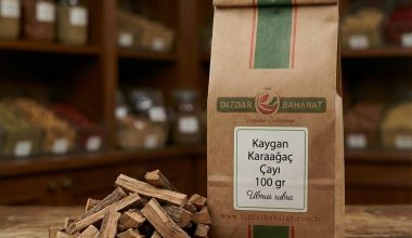 Kaygan Karaağaç Çayı geleneksel kıyılmış iç kabuk - Dizdar Baharat