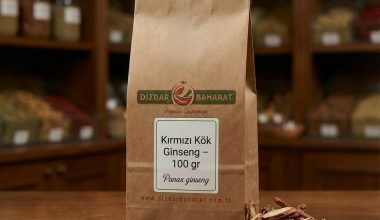 Kırmızı Kök Ginseng geleneksel yoğun aromalı kök - Dizdar Baharat