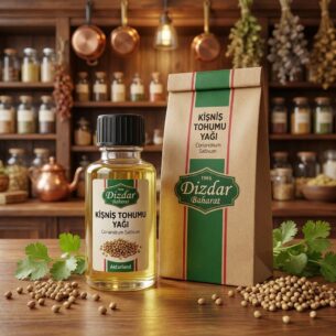 Kişniş Tohumu Yağı aromatik cilt ve saç bakım yağı - Dizdar Baharat