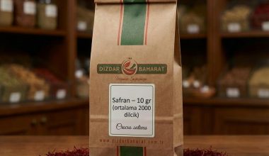 Doğal görünümlü Safran lifleri