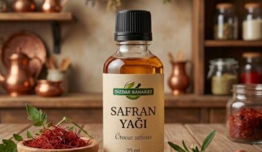 Safran Yağı - 25 ml
