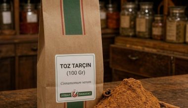 Yoğun aromalı Toz Tarçın görünümü