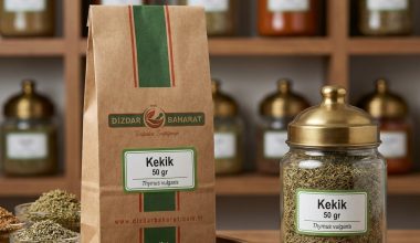 Doğal Dağ Kekiği Keskin Yayla Aroması - Dizdar Baharat