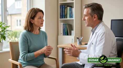 Osteonekroz ve avasküler nekroz hakkında bilgilendirme Görsel alt metni: Kalça ekleminde devam eden ağrı nedeniyle doktoruyla görüşen yetişkin hasta